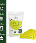 Olive Oil Packets - Olizzi Classic Organic Extra Virgin, New Harvest, Award Winning, Cold Pressed, USDA Organic Certified, Single Serve, Mini, Salad Dressing To Go, Individual, Travel Size, 25 Single Use Packs (0.34 Fl Oz / Unit