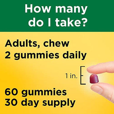 Nature Made Extra Strength Zinc Supplements 30 Mg, Dietary Supplement For Immune Health And Antioxidant Support, 60 Zinc Gummies, 30 Day Supply