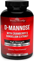 Divine Bounty D-Mannose Capsules & Mens Multivitamin Bundle