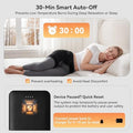 Carecomfi Cordless Heated Massage With 5000Mah Power Bank For Hip/Sciatica Pain Relief Hip Heating Pad Support Brace With Hot Physical Therapy Lower Back/Thigh/Buttock Best For Family