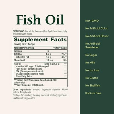 Nature's Bounty Fish Oil 320 Count