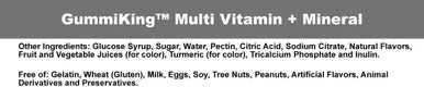 Gummi King Multivitamin and Mineral Supplement Strawberry/Lemon/Orange/Grape/Cherry/Grapefruit 60 Count