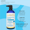 Pura D'Or 16 Oz Hair Thinning Therapy Biotin Conditioner Clinically Tested Effective Results Low Lather Deep Moisturizing Herbal Blend Hair Thickening Products For Women & Men Color Safe