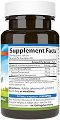 Carlson Labs EGems Plus Natural Vitamin E 400 IU 50 Softgels