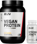 Bare Performance Nutrition Bpn Vegan Vanilla Protein + Strong Joints Bundle