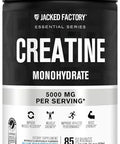 Jacked Factory Creatine Monohydrate Powder 425G 5G Daily Creatine Supplement For Men And Women Veganfriendly Thirdparty Tested 85 Servings Blue Raspberry