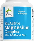 Terry Naturally Bioactive Magnesium Complex Bone & Heart Health Support Supplement With Vitamin B6 Zinc & Magnesium Pyridoxal5Phosphate Vegan Capsule Supplement 120 Capsules