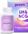 Premom Quantitative Ovulation Predictor Kit*40 Ovulation Tests + 10 Pregnancy Tests + Multivitamin For Women Prenatal Formula Vitamin Supplements + Premom Fish Oil