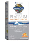 Garden Of Life Minami Supercritical Platinum Omega 3 Fish Oil Supplement - Orange 30 Softgels Ultimate Once Daily Fish Oil Omega 3 For Heart & Brain Health 1100Mg Omega-3S 1000 Iu Vitamin D3