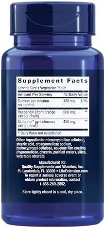 Life Extension Ampk Metabolic Activator, Hesperidin, G. Pentaphyllum, Fight Unwanted Belly Fat & Revitalize Cellular Metabolism, Gluten-Free, Non-Gmo, 30 Vegetarian Tablets