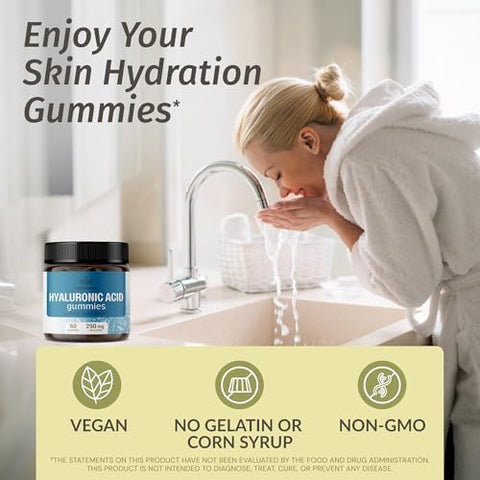 Herbamama Hyaluronic Acid And Magnesium Kit - Bundle Of 250 Mg Hyaluronic Acid & 400 Mg Magnesium Citrate Gummies - Vegan Non-Gmo Gelatin- - 2 Pack