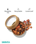 Davidstea David s Top Teas Sampler Loose Leaf Tea Set Assortment of 12 Fan Favourite Teas 109 g / 3.8 oz