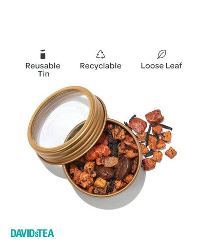 Davidstea David s Top Teas Sampler Loose Leaf Tea Set Assortment of 12 Fan Favourite Teas 109 g / 3.8 oz