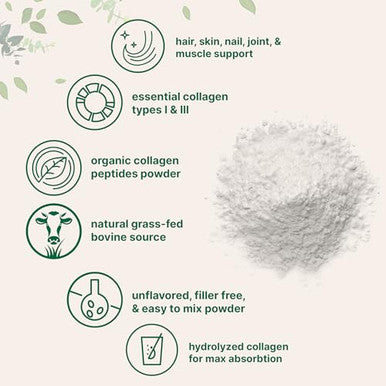 Micro Ingredients Collagen Peptides Powder Organic 12Oz