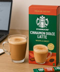 Starbucks Cinnamon Dolce Latte x5 Premium Instant Coffee Pack of 6 (Total 30 Sachets) Warm & Sweet Flavor