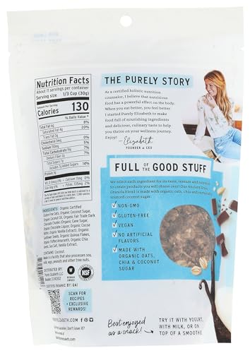 Purely Elizabeth, Granola Ancient Grain Vanilla Chocolate Chip, 12 Ounce