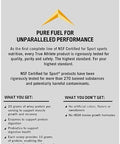True Athlete Natural Whey Protein - Chocolate 20G Of Protein Per Serving - Probiotics For Digestive Health Hormone (2.5 Pound Powder)