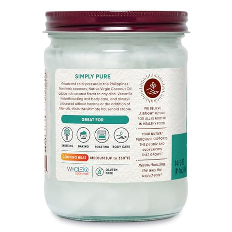 Nutiva Coconut Oil, 14 Ounce