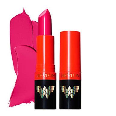Revlon X Ww84 Wonder Woman Super Lustrous Lipstick With Vitamin E And Avocado Oil Matte Lipstick In Nude 003 0.15 Oz