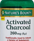 Nature's Bounty Activated Charcoal 260 Mg 100 Capsules Dietary Supplement To Support A Healthy Lifestyle