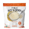 Pride Foods Rice 'N Grinds Hot Cereal - Gluten-Free, Non-GMO, Vegan-Friendly, Natural Rice Breakfast, Quick & Easy Hot Meal, Low-Fat Comfort Food, 30 Servings, Unflavored