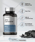 Horbaach Zinc Carnosine Supplement 84mg per Capsule 150 Count NonGMO and Gluten Free