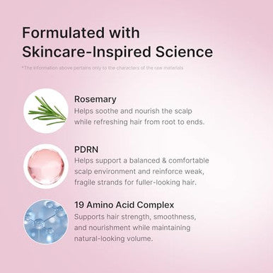 Medicube Rosemary Pdrn Scalp To Strand Nourishing Conditioner | Lightweight Yet Effective Care For Dry Fine Weak-Looking Hair | Amino Acid For Strength & Softness | Korean Hair Care 8.45 Fl.Oz