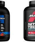 Muscletech Creatine Monohydrate Powder Celltech Creatine Powder & N Powder Nitrotech Whey Protein Isolate & Peptides Milk Chocolate 4 Pound (Pack Of 1) 40 Servings
