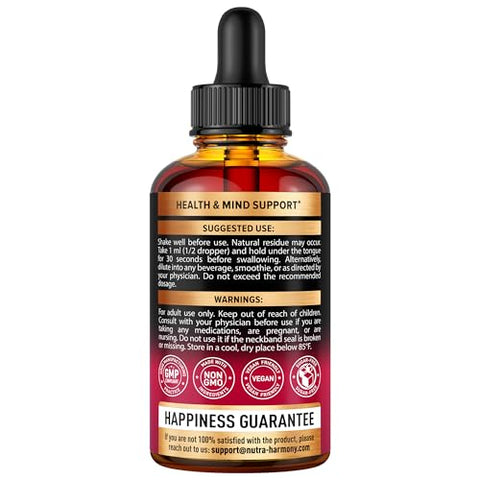 Nutraharmony Organic Mullein Drops & Vitamin B12 Drops