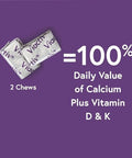 Viactiv Calcium Plus Vitamin D Supplement Soft Chews Brown Milk Chocolate 180 Count