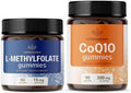 Herbamama L-Methylfolate And Coq10 Kit - Bundle Of 15 Mg L-Methylfolate & 200 Mg Coenzyme Q10 Gummies - Vegan Non-Gmo Gelatin- - 2 Pack