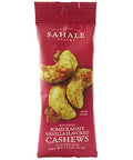 Sahale Snacks Pomegranate Vanilla Flavored Cashews Glazed Mix, 1.5 Ounce (Pack of 9)