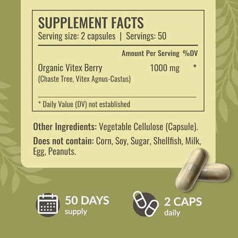 Herbamama Vitex And Ashwagandha Kit - Bundle Of 1000 Mg Vitex Chasteberry Capsules & Ashwagandha Liquid Drops 2 Fl Oz - Vegan Non-Gmo Sugar & Alcohol- - 2 Pack