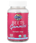 Garden Of Life Organic Beet Root Gummies Made From Pectin With Antioxidants Vitamin C Vitamin D & B12 For Heart Health & Energy Beets Gummies Vegan Gluten Free Non Gmo Raspberry 30 Servings