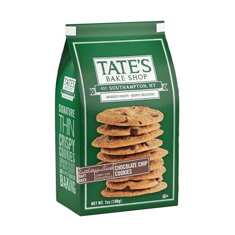 Tate's Bake Shop White Chocolate Macadamia Nut and Chocolate Chip Cookies Variety Pack, 4-7 oz Bags
