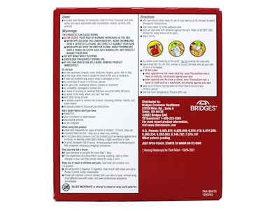 Thermacare Heatwraps Muscle Pain Therapy Relieve Pain Associated With Muscle Aches Muscle Spasms And Cramps 4 Count