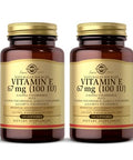 Solgar Vitamin E 67 Mg (100 Iu) - 100 Softgels Pack Of 2 - Antioxidant Support - Gluten & Dairy Free 200 Total Servings