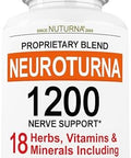 Nuturna Neuropathy Support Supplement With 1200 Mg Pure Alpha Lipoic Acid Maximum Strength Nerve Formula To Fortify Nerves In Fingers Hands Toes & Feet Best Natural Nerve Relief Support 180 Capsules