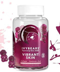 IvyBears Vibrant Skin and Restful Sleep Gummies Hyaluronic Acid Collagen Melatonin LTheanine and Lemon Balm Vegan Beauty and Sleep Support 2Pack Bundle