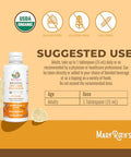 Maryruth'S Organics Lions Mane Supplement Ultra Absorption Liposomal Full Spectrum Lion'S Mane Mushroom 200Mg Beta-Glucans Per Serving Usda Organic Vegan 7.6 Oz 15 Servings