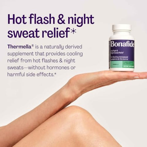 Bonafide Thermella Fast-Acting Hot Flash And Night Sweats Relief. Ã¢â‚¬â€ 1-Month Supply (60 Tablets)