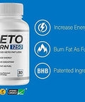 Keto Burn 1250 Burn Body Fat as Fuel, Boost Energy and, Suppress Appetite for Weight Loss and Performance (1 Bottle 30 Servings) (1 Bottle 30 Servings)