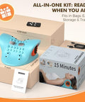 Harrflow Neck Massager 2026 New Upgrade 3 In 1 Portable Massager With Heat &Comfortable Stretching ' adjustable Intensity For Neck & Shoulder Relaxation At Home Office Travel