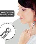 Melonsun Stainless Steel Acupuncture Pen For Tmj Relief Fsa-Hsa-Eligible Tmj Massager For Jaw Clenching Acupressure Facial Tool For Face Reflexology & Full-Body Pressure Point Massage