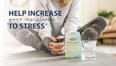 Flora Health Stressveda With Ksm66 Ashwagandha + Whole Food Vitamins B D C E Supports Stress Resistance & Energy Vegan & Gluten 30 Vegetarian Capsules