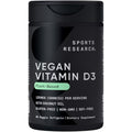 Sports Research Vegan Vitamin D3 5000Iu (125 Mcg) With Coconut Oil 100 Plant-Based Vitamin D For Bone Joint & Immune Support Carrageenan Free Vegan Certified & Non-Gmo Verified (60 Softgels)