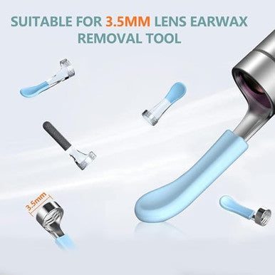 Bebird Original Ear Cleaner Tips 10Pcs Waterproof Silicone Ear Spoon For Ear Wax Removal Endoscope Ear Cleaning Tips Set For Most Model R1/Earsight Plus/X17Pro/30S/W3/T15/X3/X1/R3 Etc