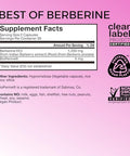 Hum Best Of Berberine Supplement 1200Mg Pure Potency For Metabolic Wellness Enhanced With Bioperine For Maximum Absorption (60 Capsules)