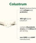 Micro Ingredients Bovine Colostrum 1000 Mg Per Serving 240 Capsules 40 Igg With Collagen & Probiotics Colostrum Supplement With 10 Probiotic Strains Non-Gmo Gluten Free