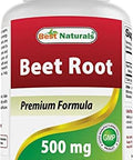 Best Naturals Beet Root Powder 500 Mg Capsules 180 Count